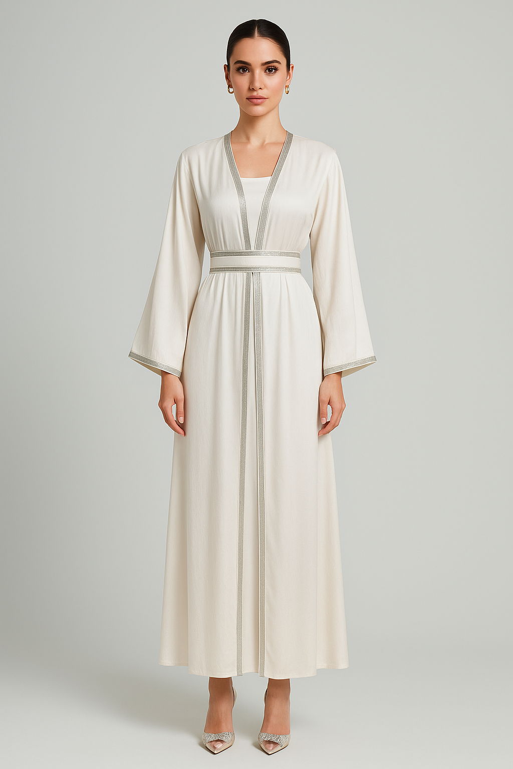 Velour Kaftan and Dress Set 