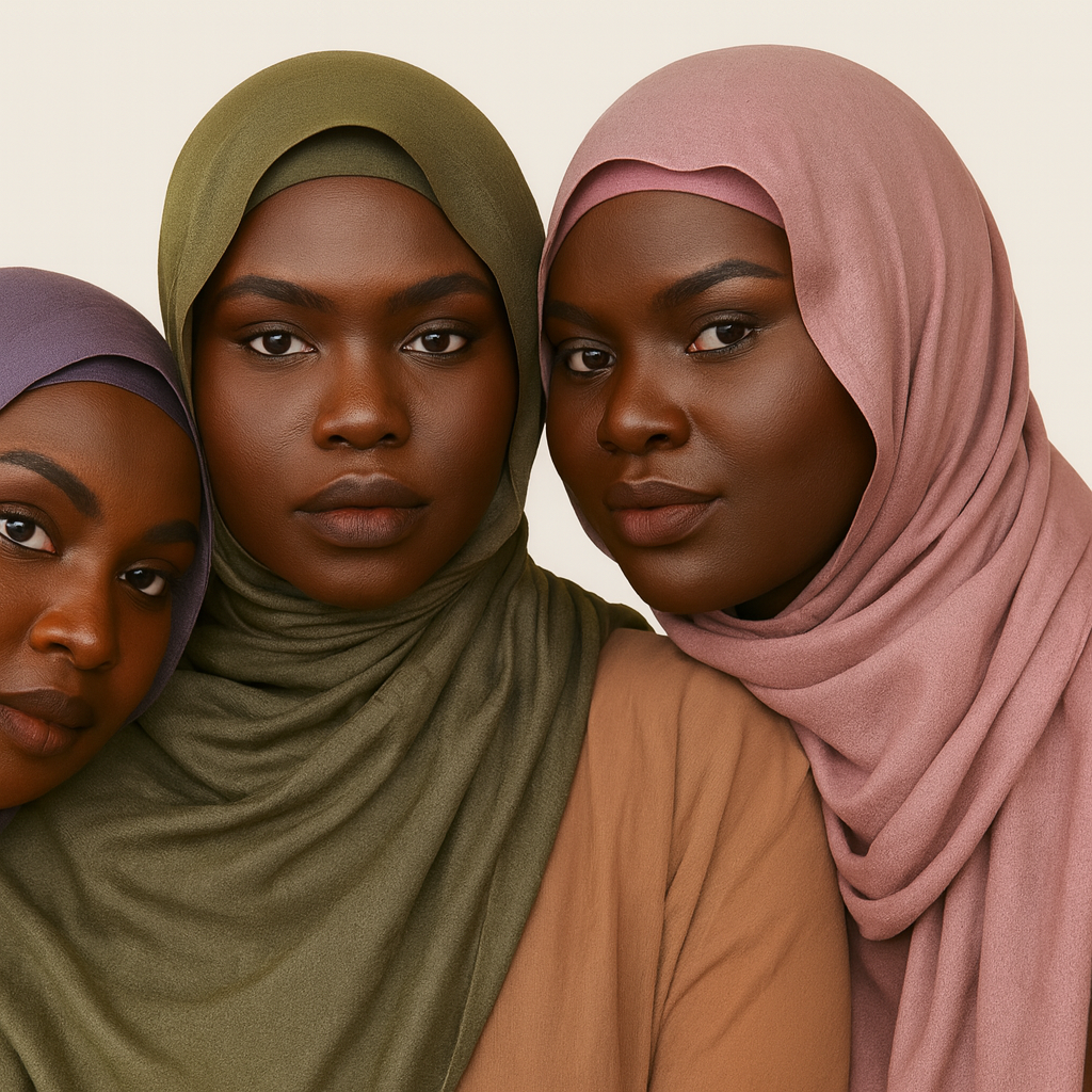 Viscose Hijab & Cap Set