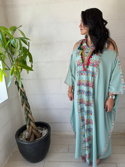 Bohemian Mint Kaftan