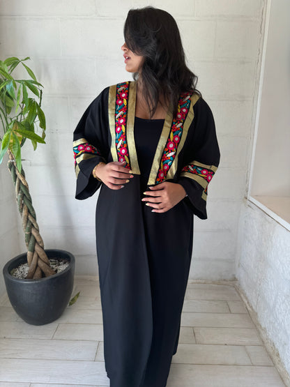 Ruman Handmade Black Abaya